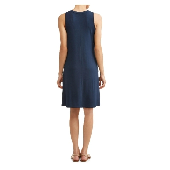 Time & True Women's Navy Dress - Picture 2 of 7